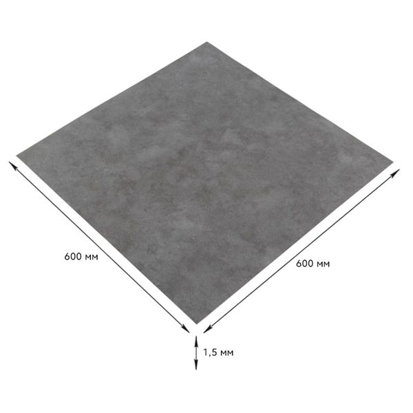 Самоклеюча LVT плитка 600*600*1.5mm (D) SW-00001595 991943784 фото