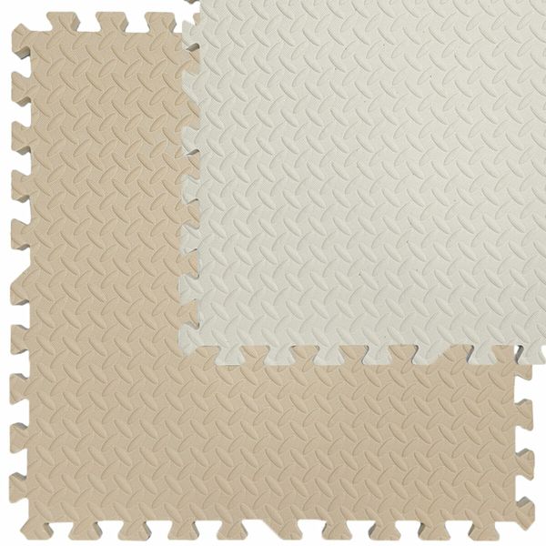 Підлогове двостороннє покриття CREAM and BEIGE 60*60cm*2cm (D) SW-00001846 991943845 фото