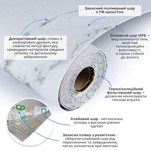 Підлогове вінілове покриття самоклеюче в рулоні 3000*600*1,5мм SW-00001822 991943903 фото