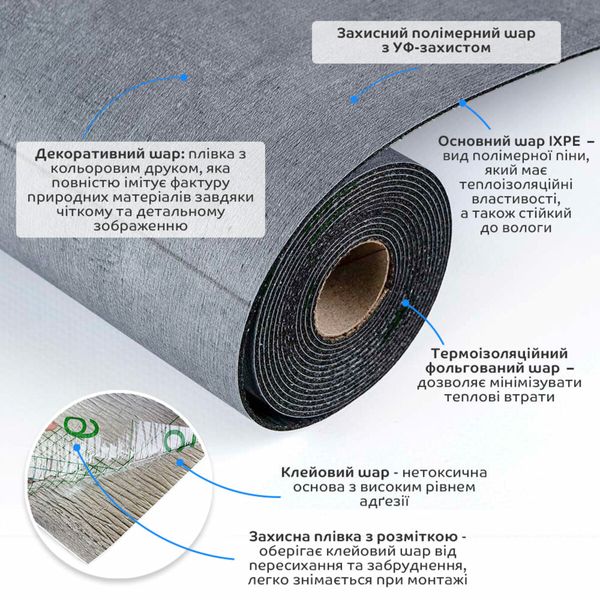 Напольное виниловое самоклеющееся покрытие в рулоне 3000*600*1,5мм SW-00001823 991943911 фото