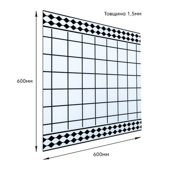Самоклеюча вінілова плитка 600х600х1,5мм, ціна за 1 шт. (СВП-209) Глянець SW-00000516 991942837 фото